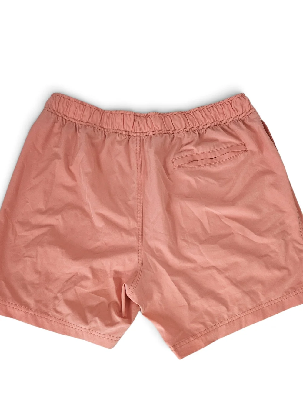 Nautica Men's L Swim Shorts Coral Pink Salmon Board Shorts Drawstring Preppy Coa